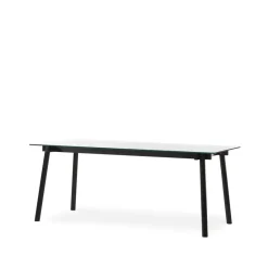 Corners Mesa, Roble teñido de negro, vidrio