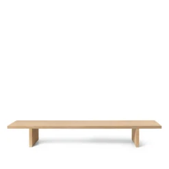 display table Mesa auxiliar Kona, Oak natural veneer