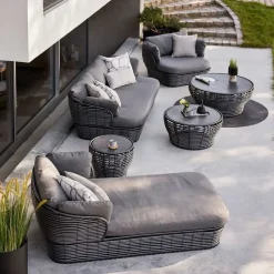 Diván Basket, Taupe, Cane-Line weave