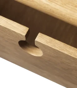 Escritorio C67 Butler, Oak nature lacquered, 60x156 cm