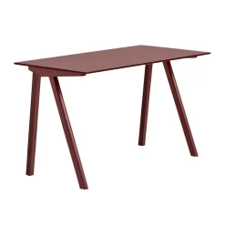 Escritorio CPH90 2.0, 65x130 cm, Burgundy linoleum-Bordeaux
