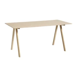 Escritorio CPH10 2.0, 80x160 cm, Roble lacado–chapado en roble