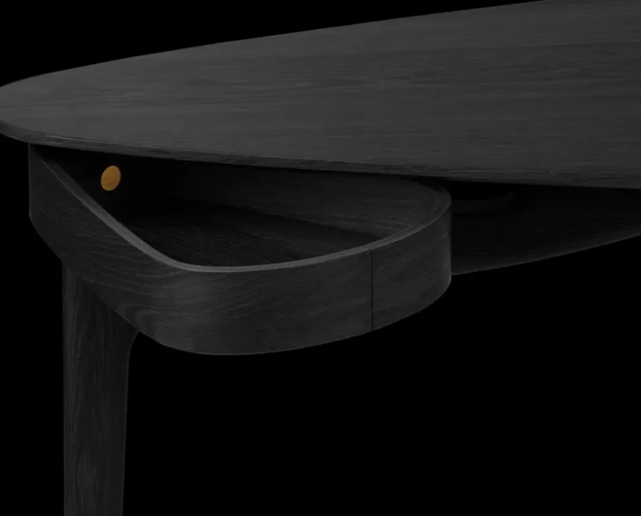 Escritorio Duende 67,1x130 cm, Black oak