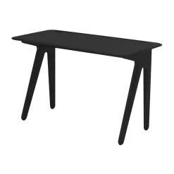 Escritorio individual Slab 60x120 cm, Roble negro