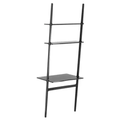 Escritorio Libri, fresno lacado negro