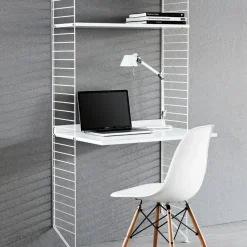 Escritorio String, Blanco, 78x58 cm