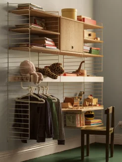 Escritorio String, Roble, 58×58 cm