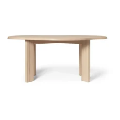 Escritorio Tarn 90x170 cm, White oiled beech