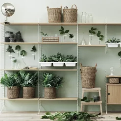 Estante Bowl String, Blanco