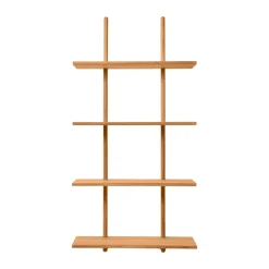 Estante de pared Essence, Roble natural aceitado, 70x25x140 cm