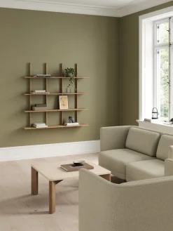 Estante de pared Essence, Roble natural aceitado, 70x25x140 cm