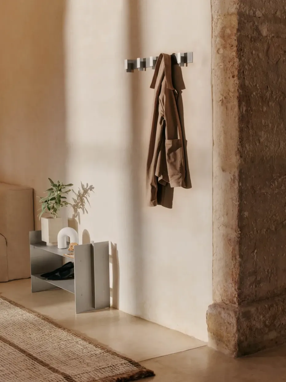 Estante de pared Lager 26x77 cm, Aluminio