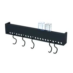 Estante de pared So-Hooked, negro