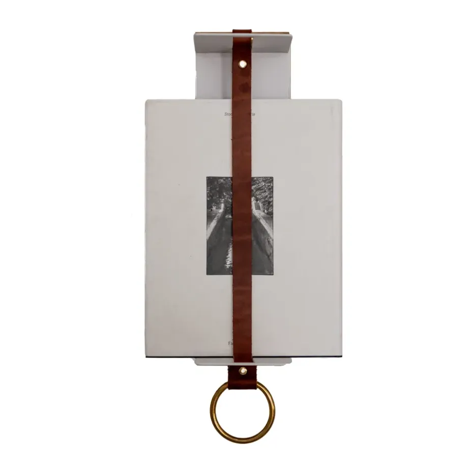 Estante de pared Strapp 10x33 cm, Blanco