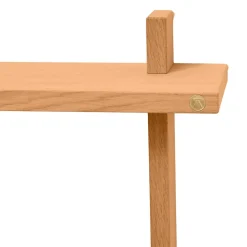 Estante de pared Treat doble, Roble natural aceitado, 50×12×50 cm
