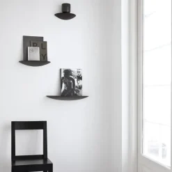 Estante Gridy Fungi, negro, pequeño