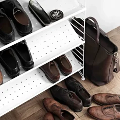 Estante para zapatos String metal, Beige, 78x30 cm