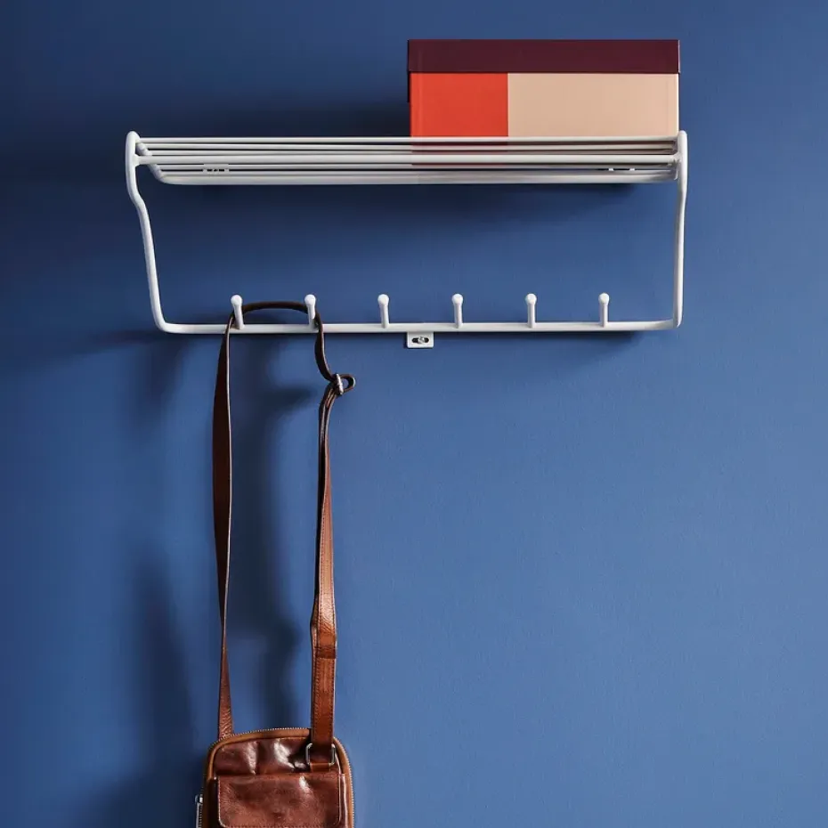 Estante perchero Hat Rack, blanco