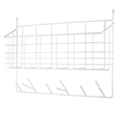 Estante portaobjetos Mitten, blanco