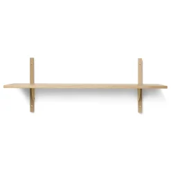 Estante Sector L/S, Roble-latón