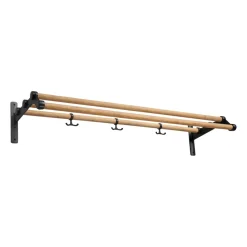 Estante sombrerero Nostalgi 291 100 cm, bambú-negro