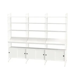 Estante String, Blanco, 78x30 cm, paquete de 3