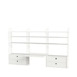 Estante String, Blanco, 78x30 cm, paquete de 3