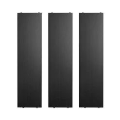 Estante String, Fresno teñido de negro, 78x20 cm, paquete de 3