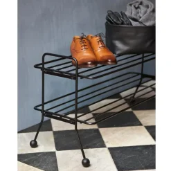 Estante zapatero Bill, negro