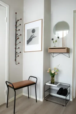 Estante zapatero Downtown, negro