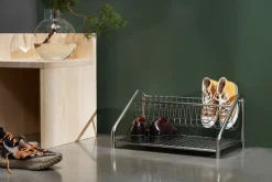 Estante zapatero Funk, Acero inoxidable