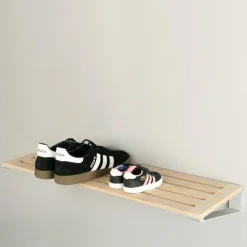 Estante zapatero Knax, roble enjabonado