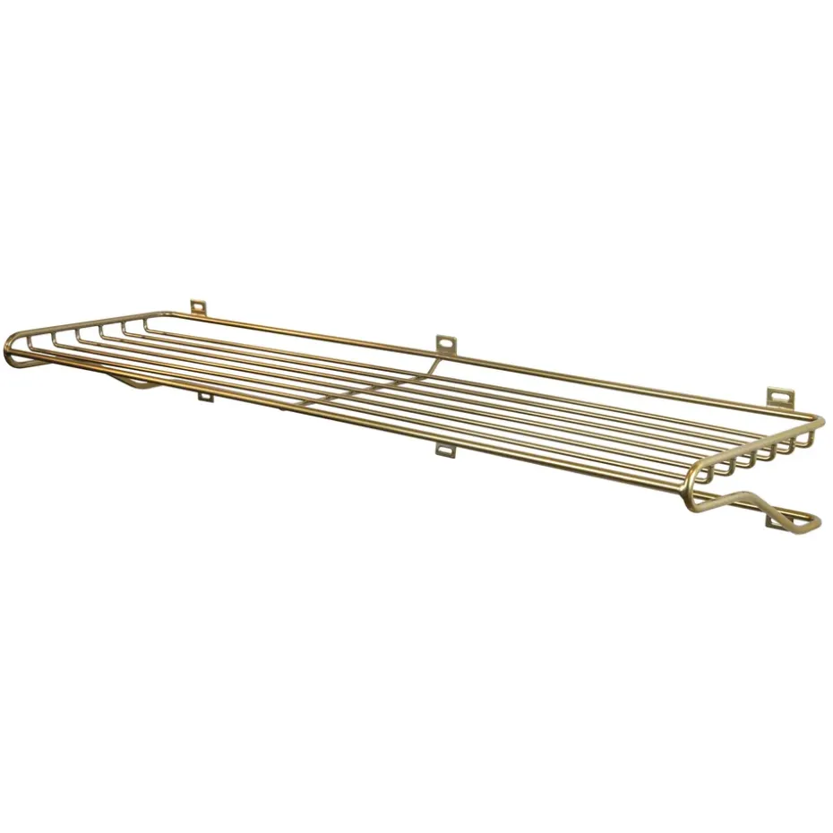 Estante zapatero Maze L, latón