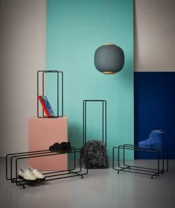 Estante zapatero Mixrack L, negro