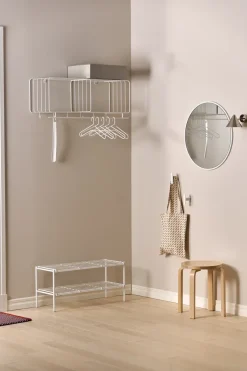 Estante zapatero Nod 80x30x37 cm, White