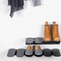 Estante zapatero Step S, negro