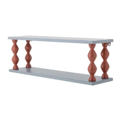 Estantería Bibiola 80x26 cm, Azul