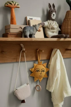 Estantería con ganchos Place Rack roble, Large