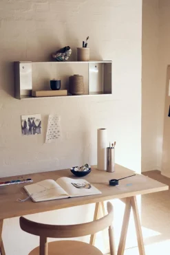 Estantería de almacenamiento Taper 70x25 cm, Acero inoxidable