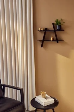 Estantería de pared A-Shelf Medium 52x9x46 cm, Black