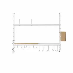 Estantería de pared Cocina String, Blanco