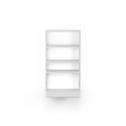 Estantería de pared con escritorio Gridlock - M1-A4-0-D, White stained Ash