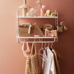 Estantería de pared Entrada String, Blanco