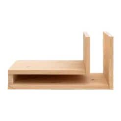 Estantería de pared F-shelf Play DIY, Pino, izquierdo