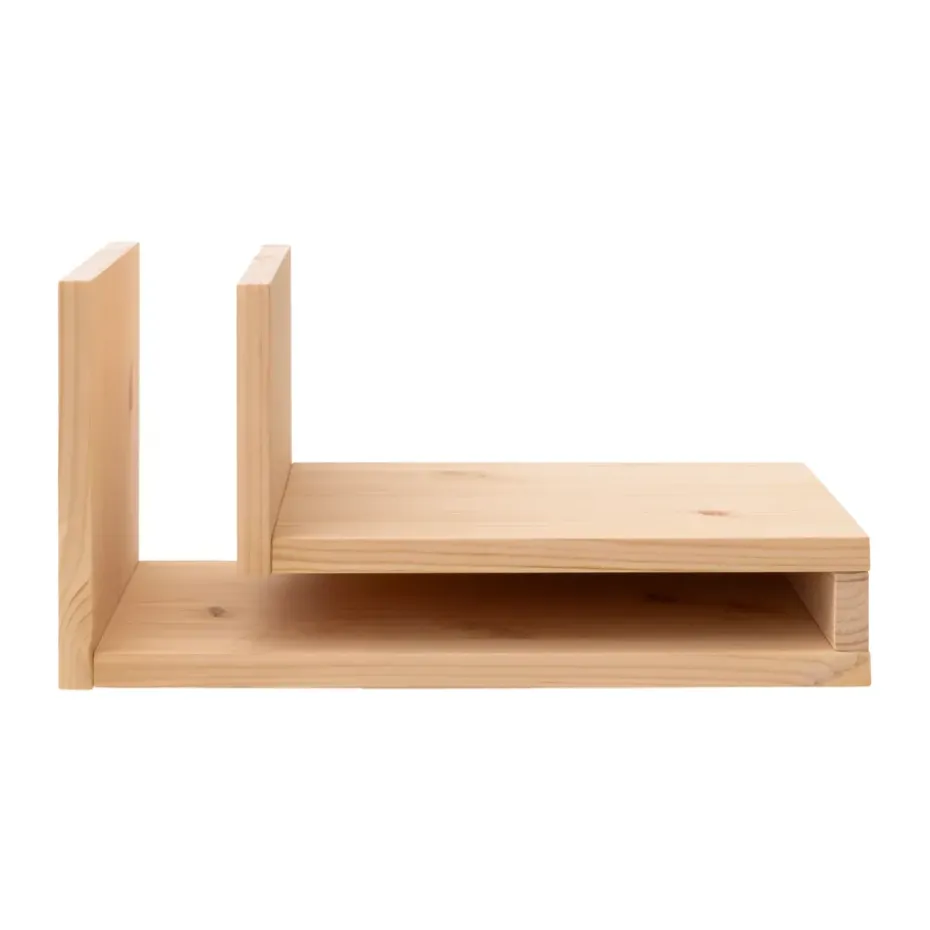 Estantería de pared F-shelf Play DIY, Pino, derecha