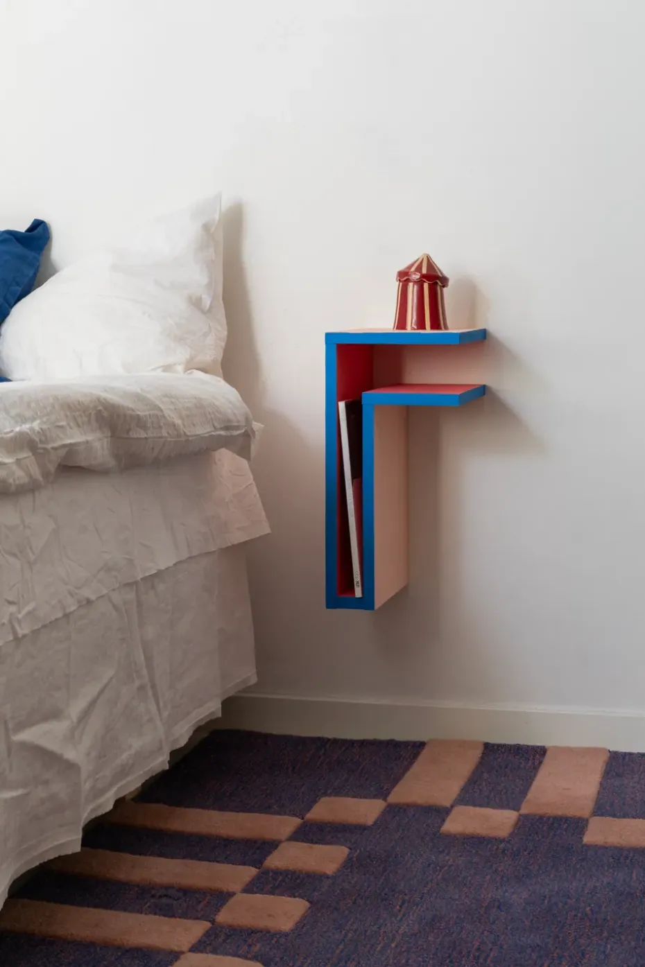 Estantería de pared F-shelf Play DIY, Pino, derecha