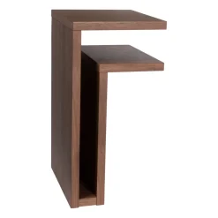 Estantería de pared F-shelf nogal, estante a la derecha