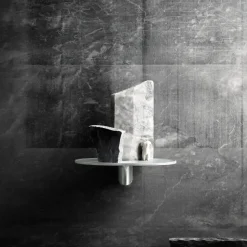 Estantería de pared Museum NM&.045, Marrón oscuro