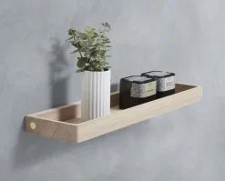 Estantería de pared Shelf 11 44 cm, Lacquered oak