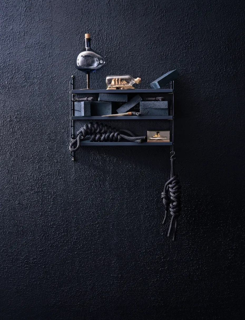 Estantería de pared String Pocket, Nybro azul